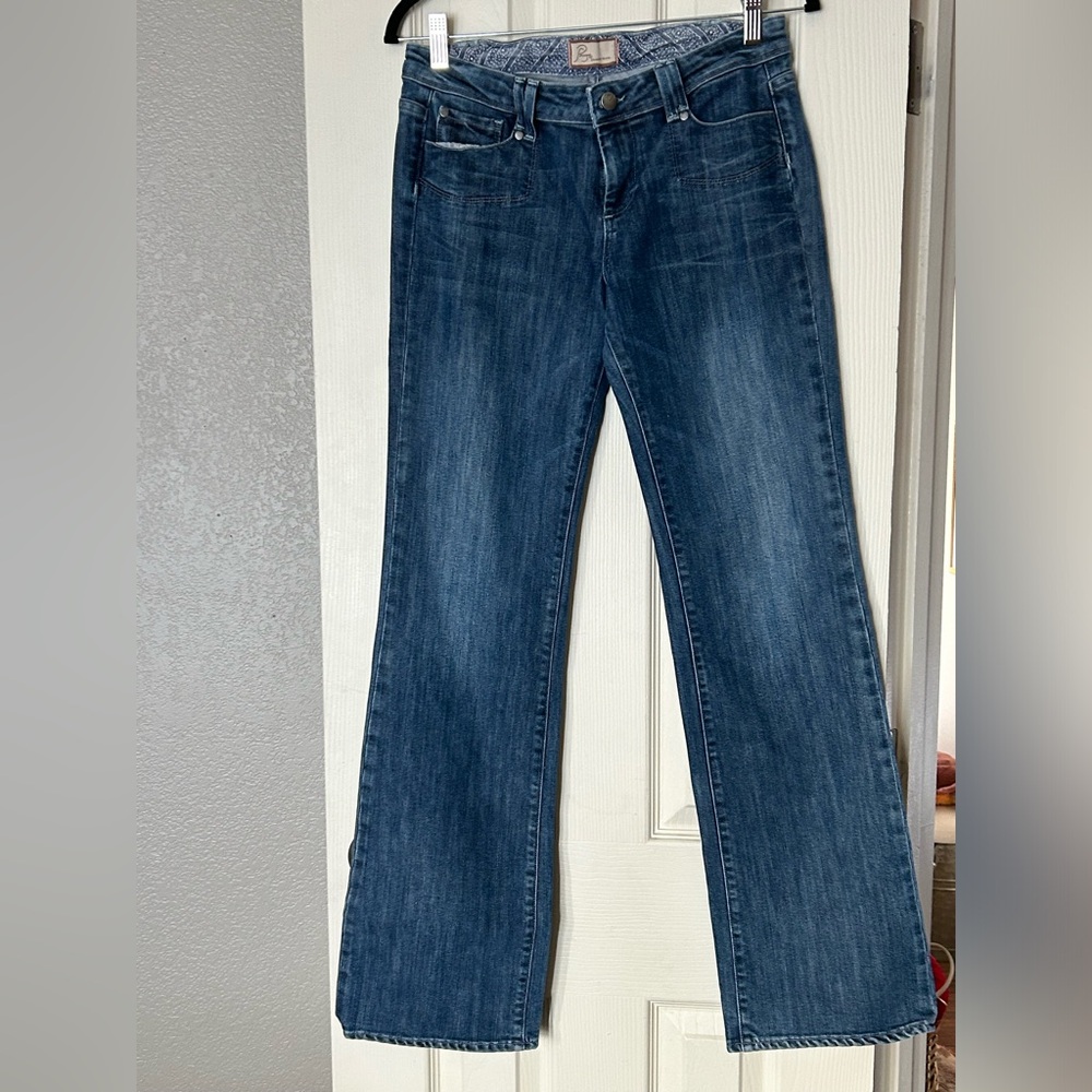 Paige Premium Denim 'Pacific Heights' Bootcut Y2K BOHO Jeans Sz 28